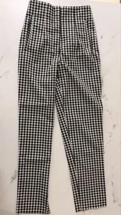 ZARA ギンガムチェックパンツ