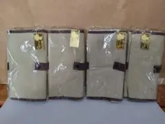 ベージュ トートバッグ 合成繊維4枚