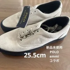 新品　POLO RALPH LAUREN/emmi バックスキンスニーカー