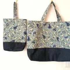 シンデレラ柄　レッスンバッグ　シューズケース　セット