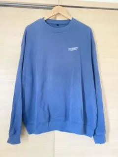 coca ロゴトレーナー　スウェット　ブルー　L