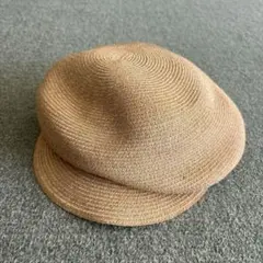 Ca4La ベージュのカジュアル麦わら帽子