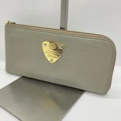 ATAO アタオ スリモ ケリー ホワイト 財布 金ロゴ 長財布 シボ - メルカリ