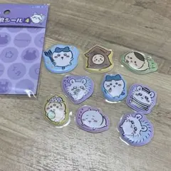 ちいかわ　マシュマロ風シール　シール　ぷっくりシール　ハチワレ　モモンガ　うさぎ