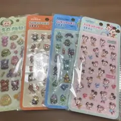 ディズニー ぷくぷくシール 4シート サミュエル3Dシール