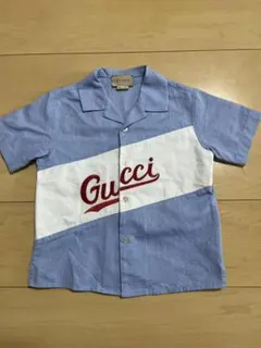 GUCCI Baby ログシャツ 半袖 80 12-18ヵ月 イタリア製 綿のサムネイル