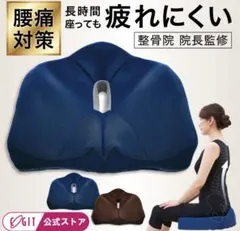 腰痛対策クッション 骨盤サポート 姿勢矯正⭐︎コジット超美品のサムネイル