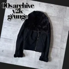 ア*ー様 archive far mouton bomber jacket y2