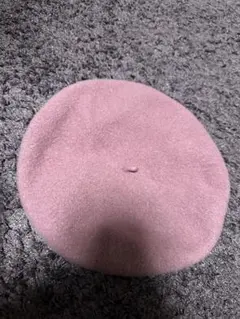 ピンク ベレー帽