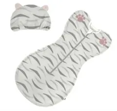 ベビースリーパー 動物デザイン グレー