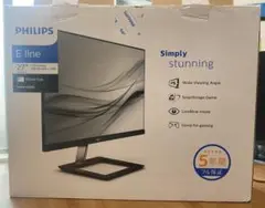 PHILIPS E line 27インチ モニター 本体