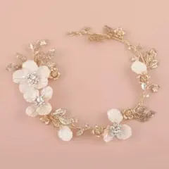結婚式 花 ヘアアクセサリー 2点セット