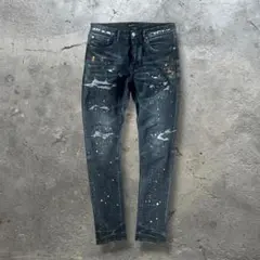 PURPLE BRAND CHAOS PAINT DENIM y2k ペイント
