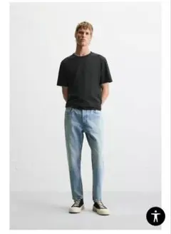 SLIM CROPPED-FIT デニムパンツ