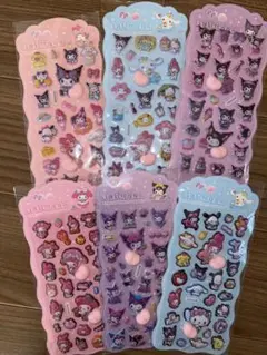 サンリオ 3D おしりプニプニシール 6枚セット