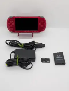 ☆美品☆　psp3000　ラディアントレッド　 簡易清掃済み！