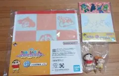 クレヨンしんちゃん ハンドタオル・フィギュア・メモ帳セット