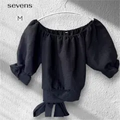 SEVENS バックリボン クロップド丈 トップス Mサイズ ショート丈 夏 Mのサムネイル