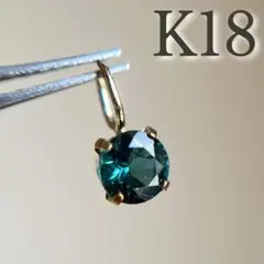 A*v様 AG-K18-216 天然石 K18 ペンダント グリーンガーネット - メルカリ