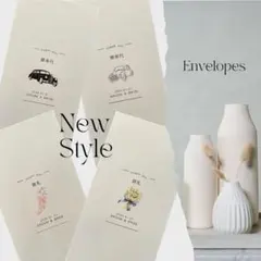 御車代　御礼　封筒　結婚式　オーダーページ　ペーパー ウェディング　new