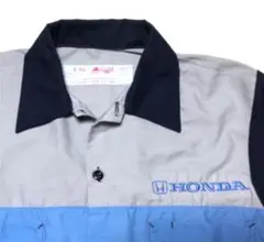 USA製　RED KAP　ワークシャツ　HONDA Official　ロゴ刺繍