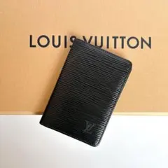 極美品 LOUIS VUITTON エピ オーガナイザー ドゥポッシュ ブラックのサムネイル