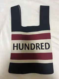 ニット素材 トートバッグ HUNDRED