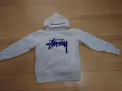 STUSSY Champion パーカー 別注 リバースウィーブ