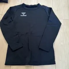 hummel ブラック 長袖インナー 140