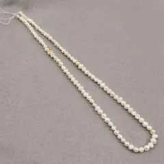 W16ケシパールネックレス☆サイズバラバラあこや真珠3.3〜5.7mm 41cm
