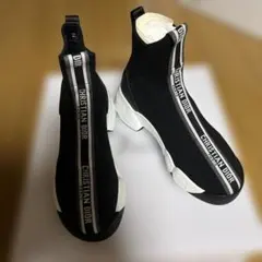 クリスチャンディオール黒ソックススニーカー新品