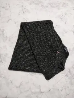 トミー トミーヒルフィガー マフラー ラメ入り　ブラック