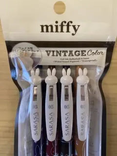 【新品未使用】ZEBRA SARASA VINTAGE miffy 4色セットのサムネイル