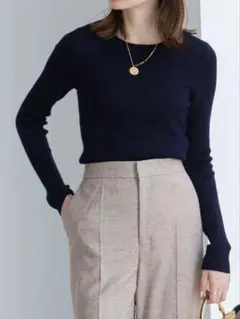 【NOBLE】2WAY ネックニット NOBLE】2WAY ネックニット