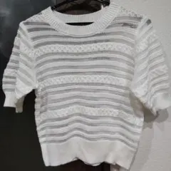 ボーダーニット ニット