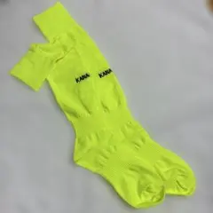 サッカー ソックス 蛍光イエロー KANAGAWA