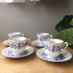 ノリタケ ボーンチャイナ スタジオコレクション カップ&ソーサー　4客セット