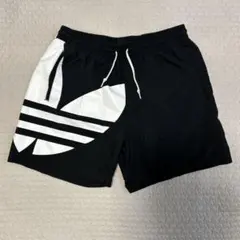 adidas トレフォイル ショートパンツ ブラック 水陸両用