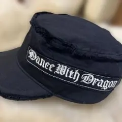 [美品]ダンスウイズドラゴン　ゴルフキャップ／レディース