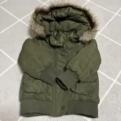 西松屋　美品　子供　キッズ　女の子　アウター　上着　ジャンバー　カーキ　110