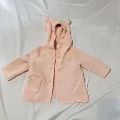 baby GAP ニット フード付きコート 3ヶ月 ピンク