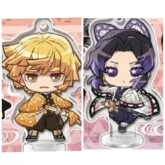 鬼滅の刃 ここみえアクリルフィギュア 玖ノ型 我妻善逸 胡蝶しのぶ