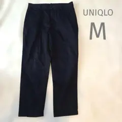 UNIQLO メンズ　M チノパン　ボトムス　ブラック　股下65cm