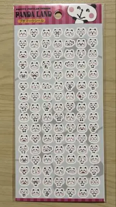 シール　パンダ