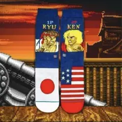 【新品】スタンスソックス カプコン ストリートファイター ストII 靴下
