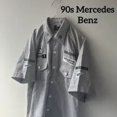90sMercedesBenzメルセデスベンツ半袖レーシングシャツ企業物のサムネイル