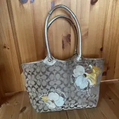 Coach Popy Daisy Tote Bag Patchwork - メルカリ