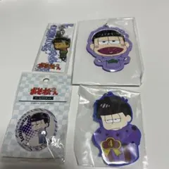 【おそ松さん】一松 ラバーキーホルダー メタルチャーム ドームマグネット