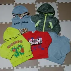 1枚あたり約288円！ 男の子  90～100サイズ  まとめ売り５枚