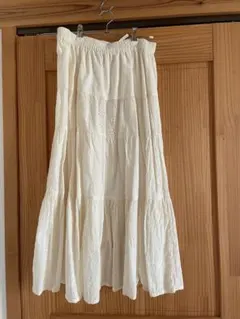 サマンサモスモス　刺繍　レース　スカート